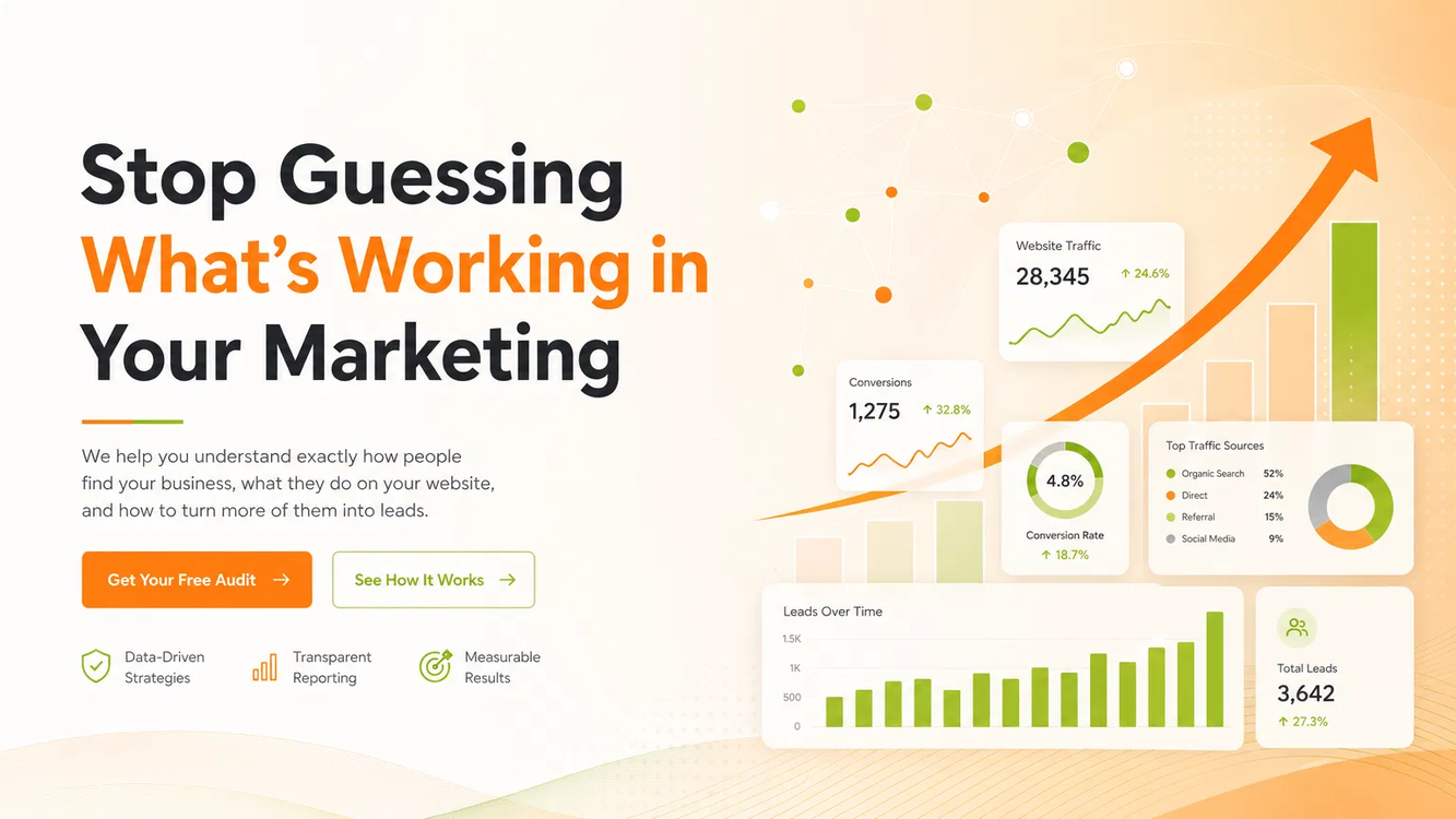 Marketing analytics dashboard